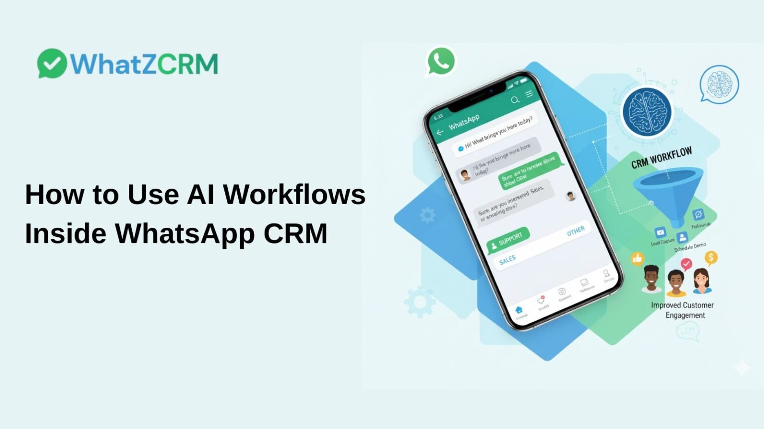 How to Set Up AI Workflows in WhatsApp CRM (Step-by-Step)