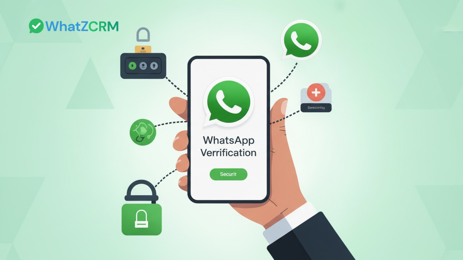 WhatsApp verification protecting user account security