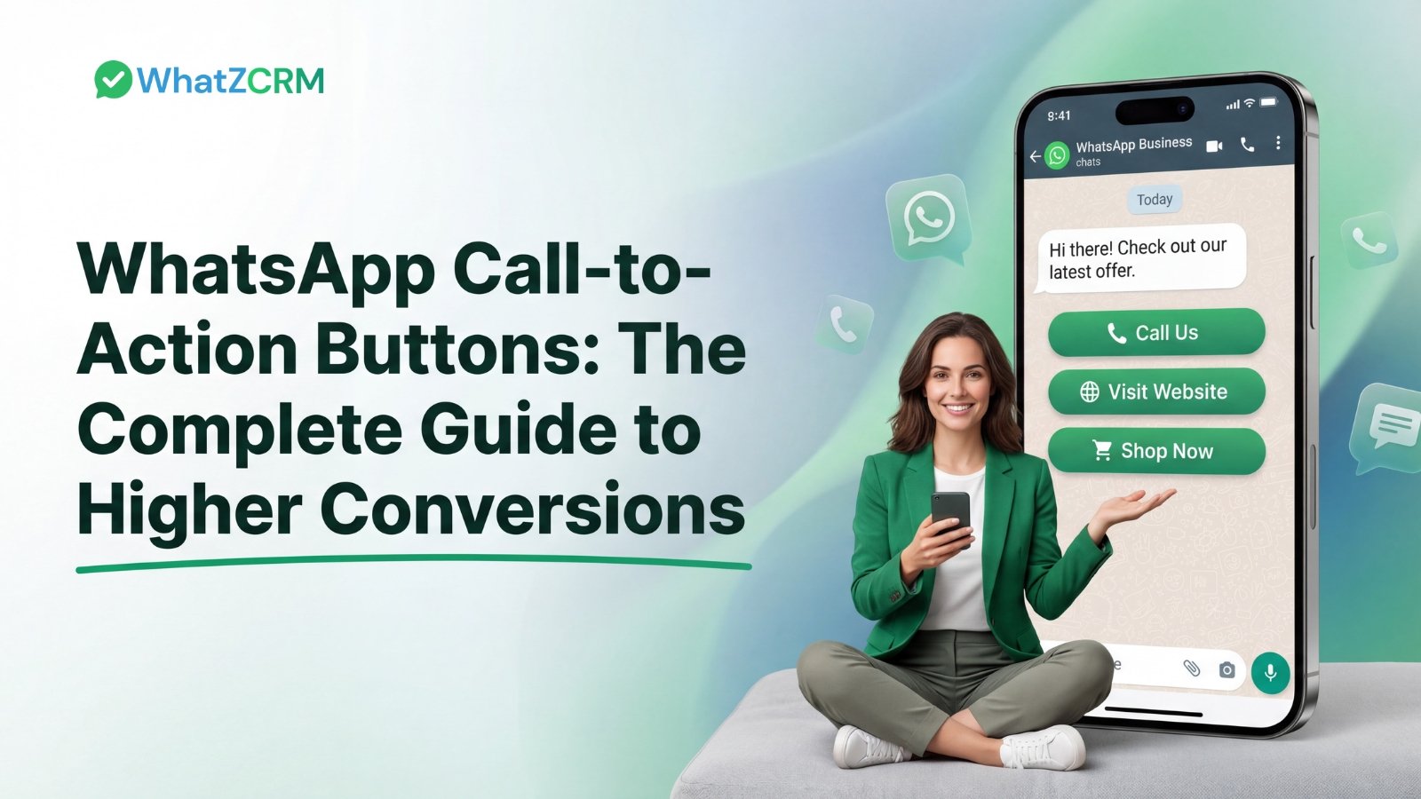 WhatsApp call-to-action button