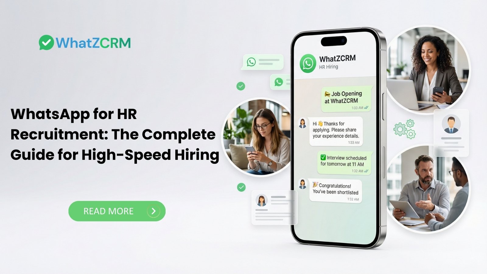 WhatsApp for HR Recruitment