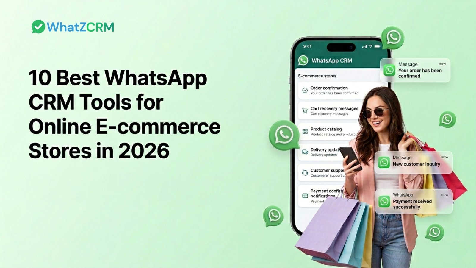 WhatsApp CRM for e-commerce