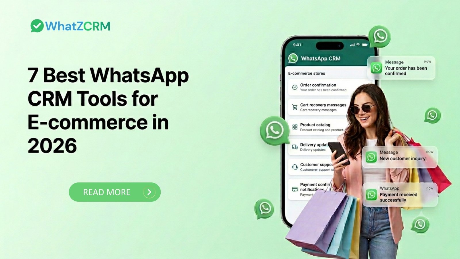 WhatsApp CRM Tools for E-commerce