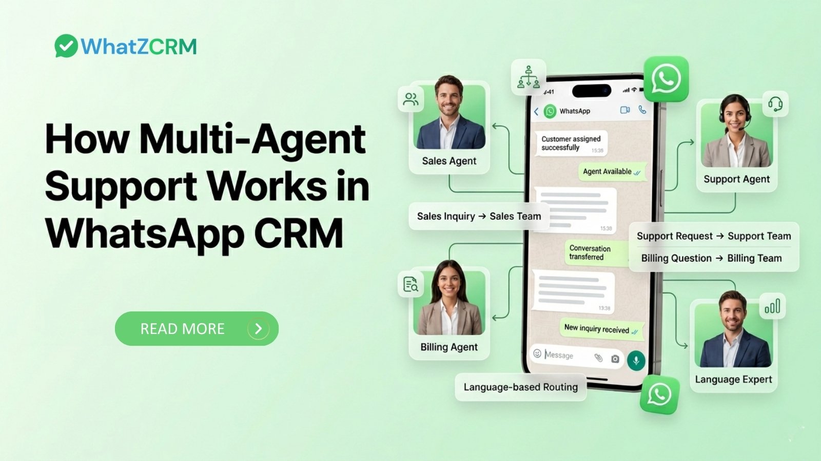 multi-agent WhatsApp CRM