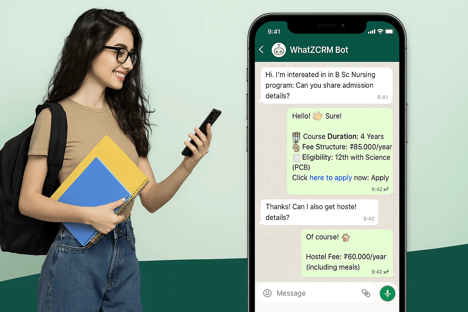 WhatsApp CRM for Education