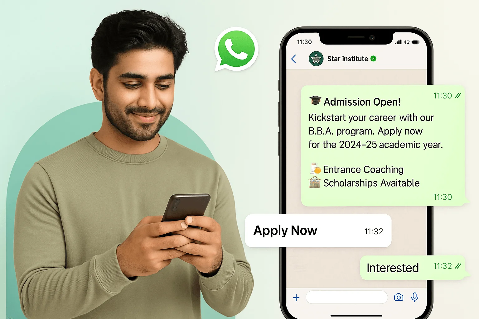 WhatsApp CRM for Education