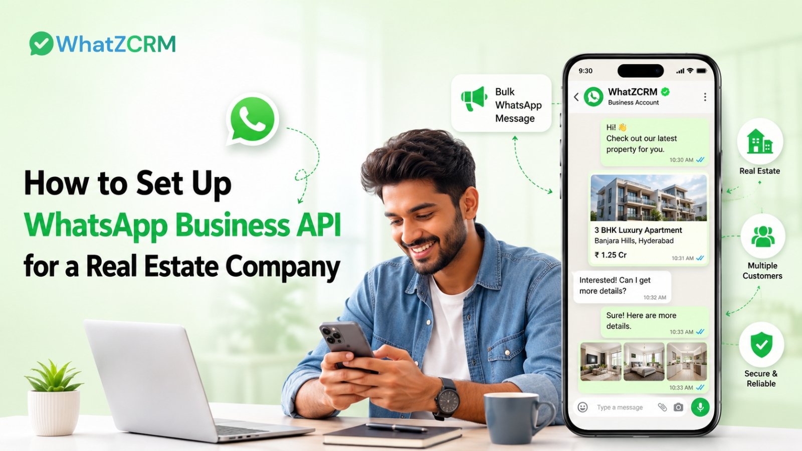 WhatsApp Business API for a Real Estate