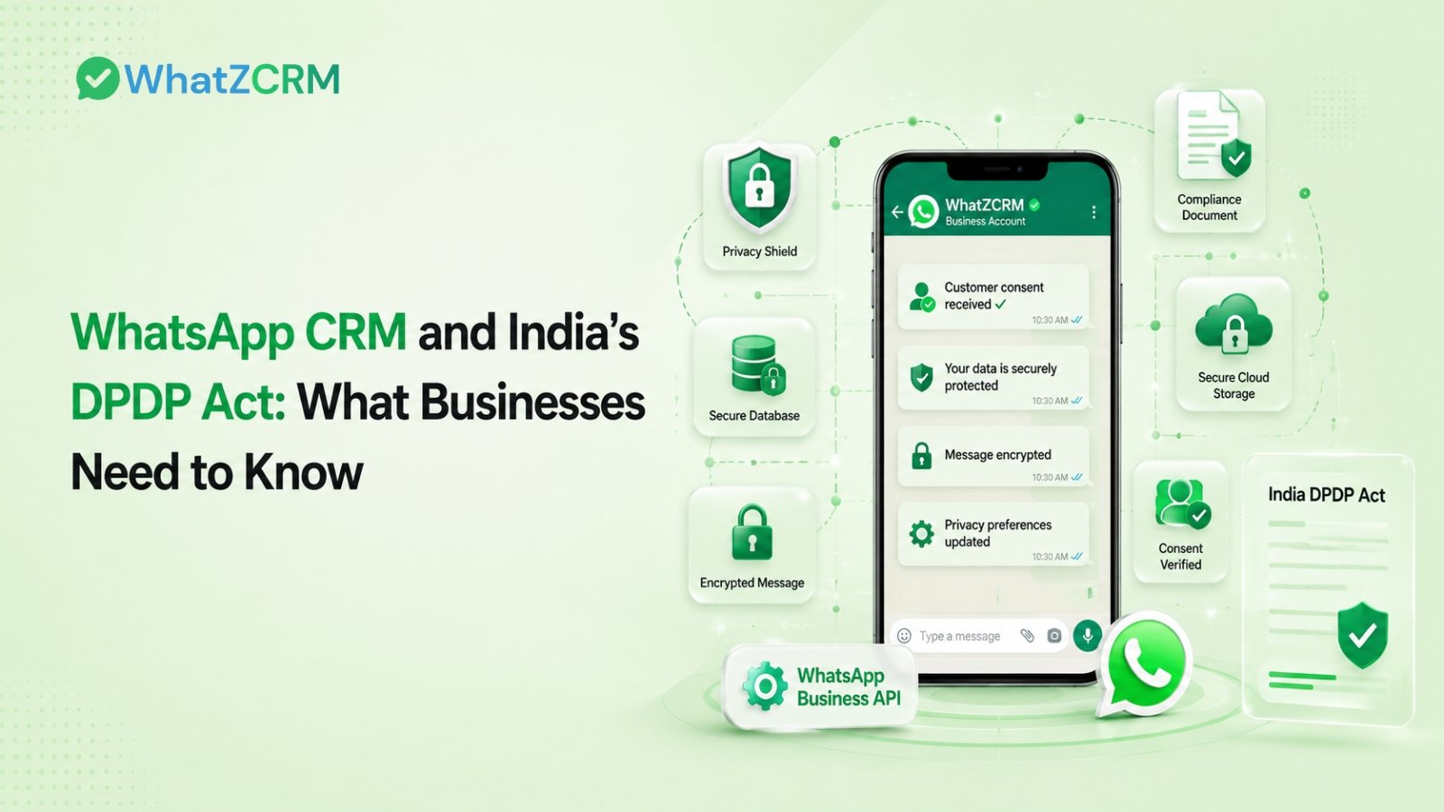 WhatsApp CRM and India's DPDP Act