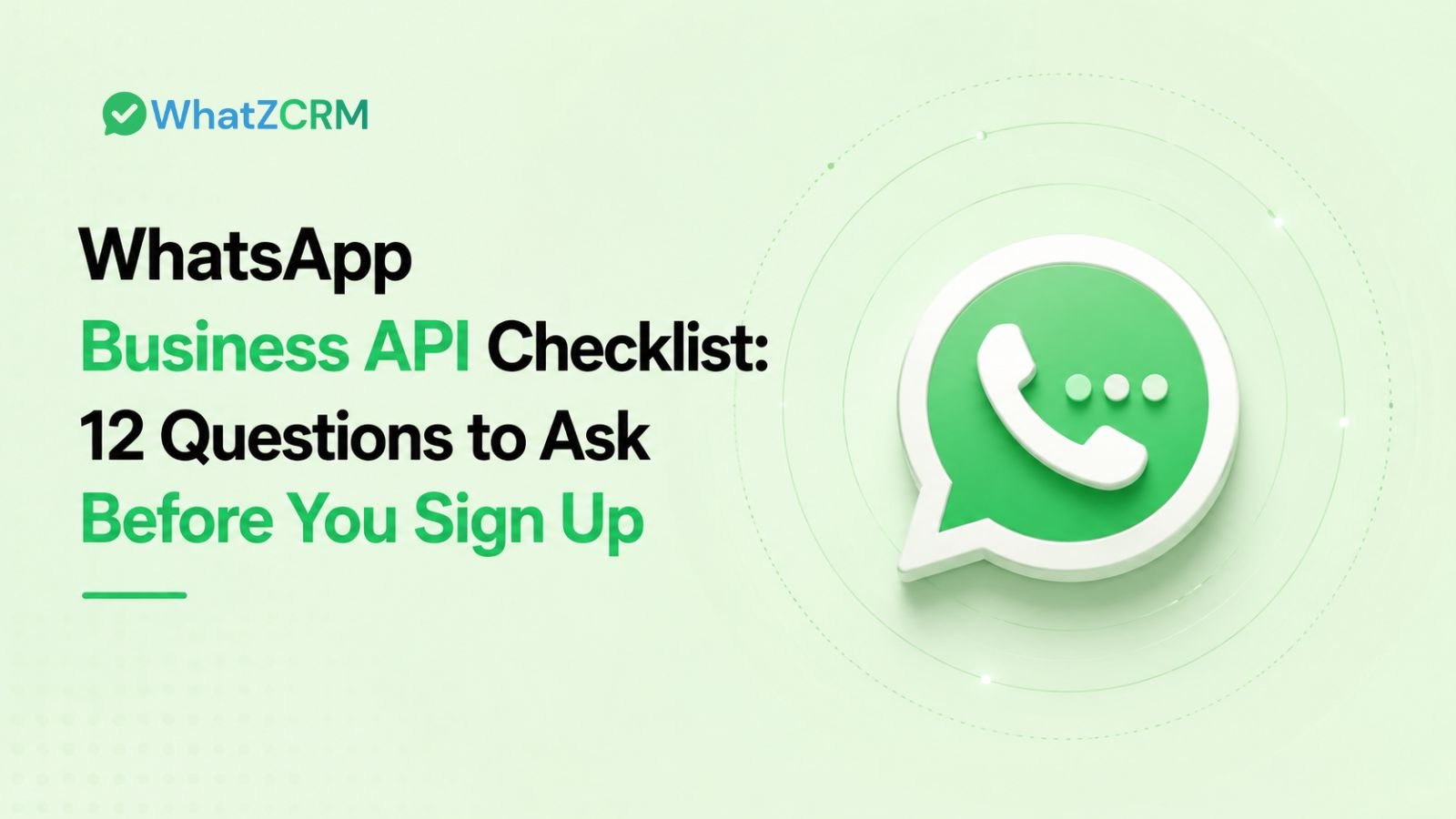WhatsApp Business API Checklist