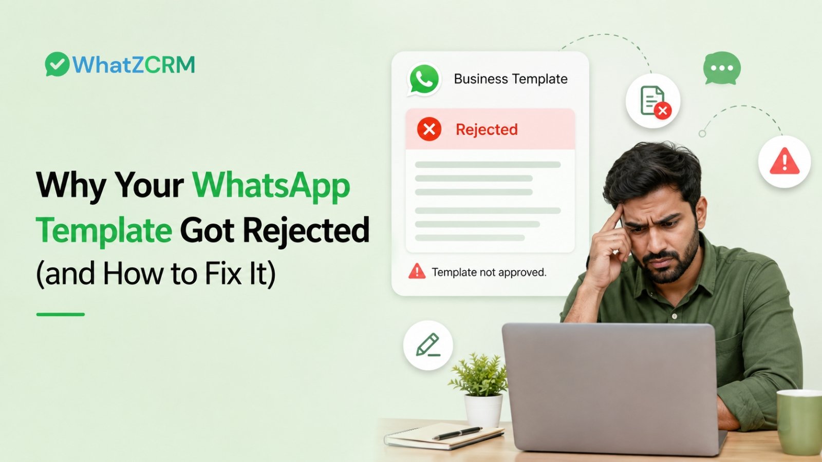 WhatsApp template rejected