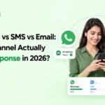 WhatsApp vs SMS vs Email