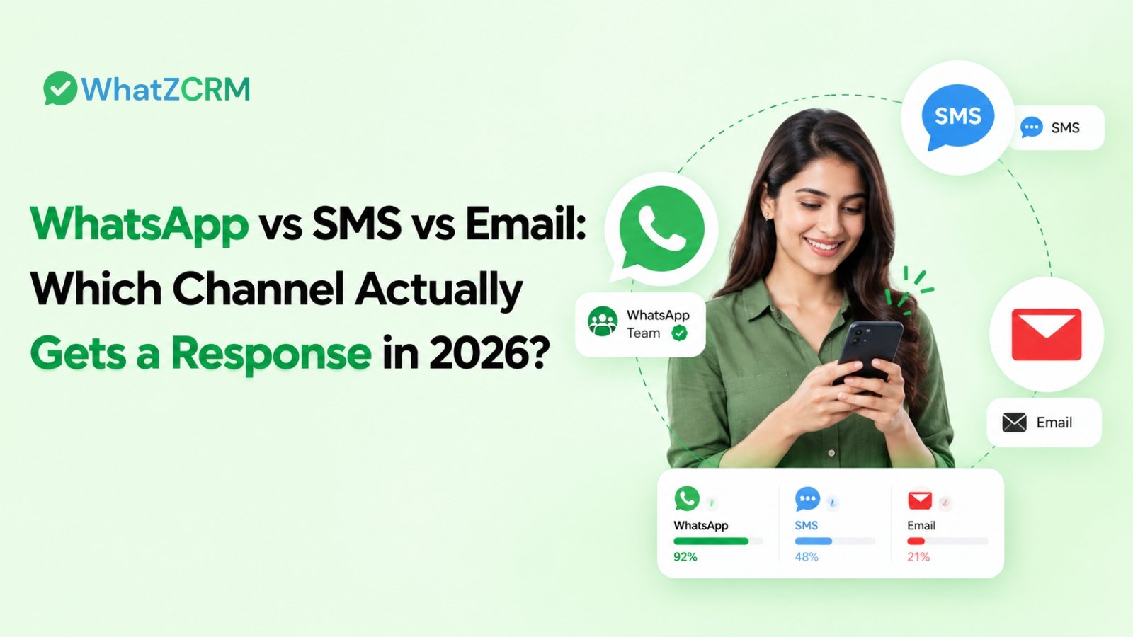 WhatsApp vs SMS vs Email