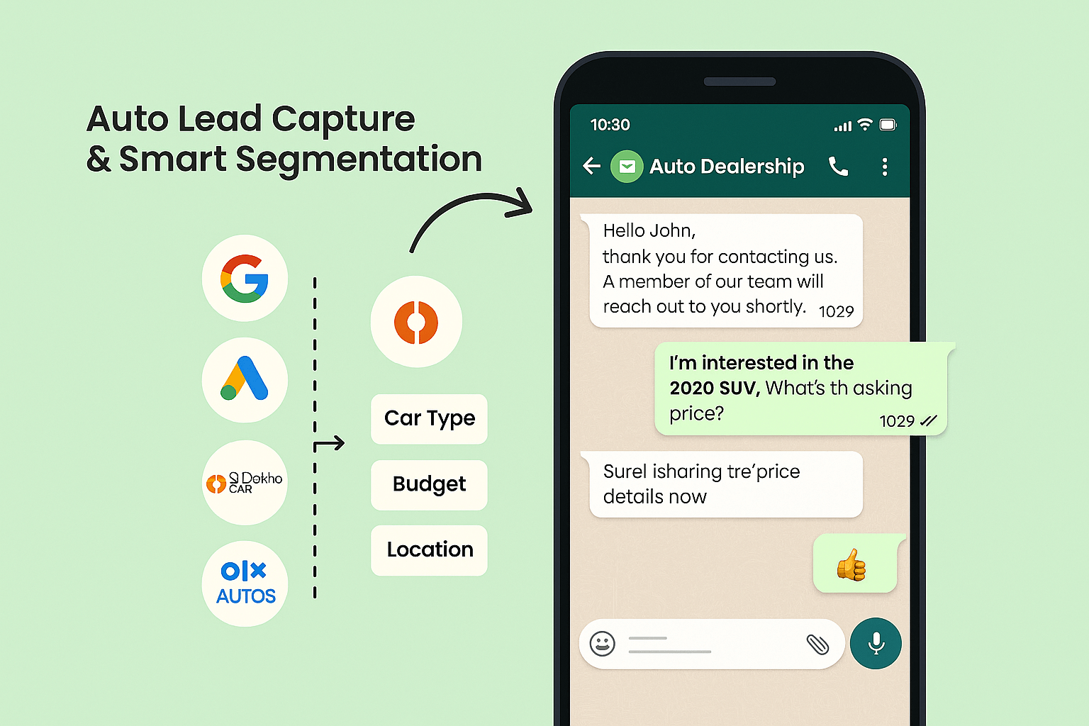 Auto Lead Capture & Segmentation