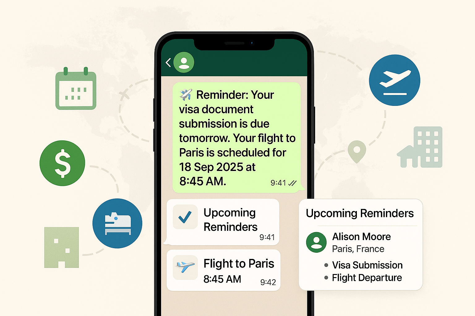 Automated Travel Reminders
