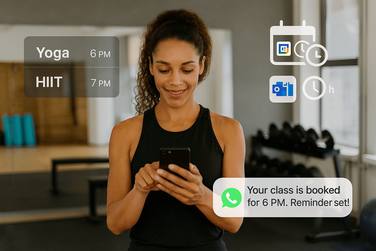 Class Booking & Automated Reminders