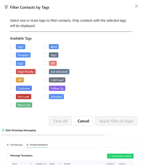 CRM tagging and segmentation