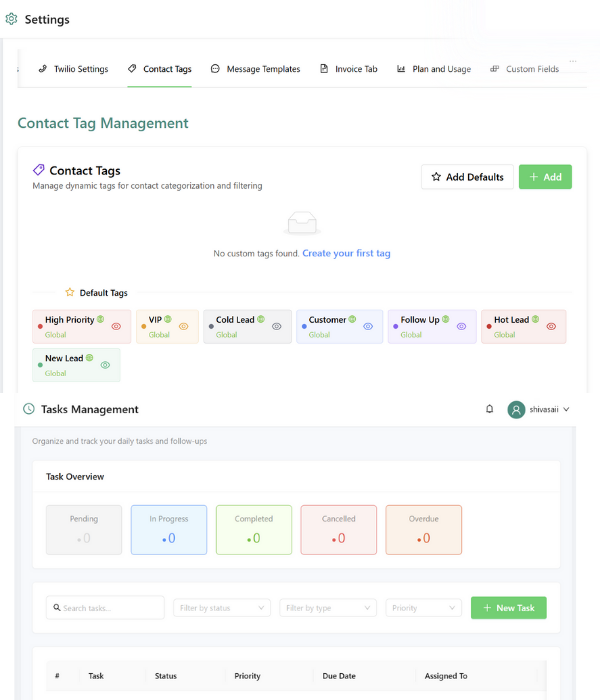 unified inbox with WhatsApp