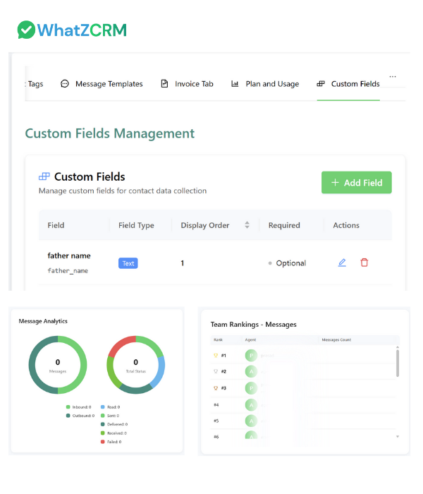 CRM Lead Management Dashboard