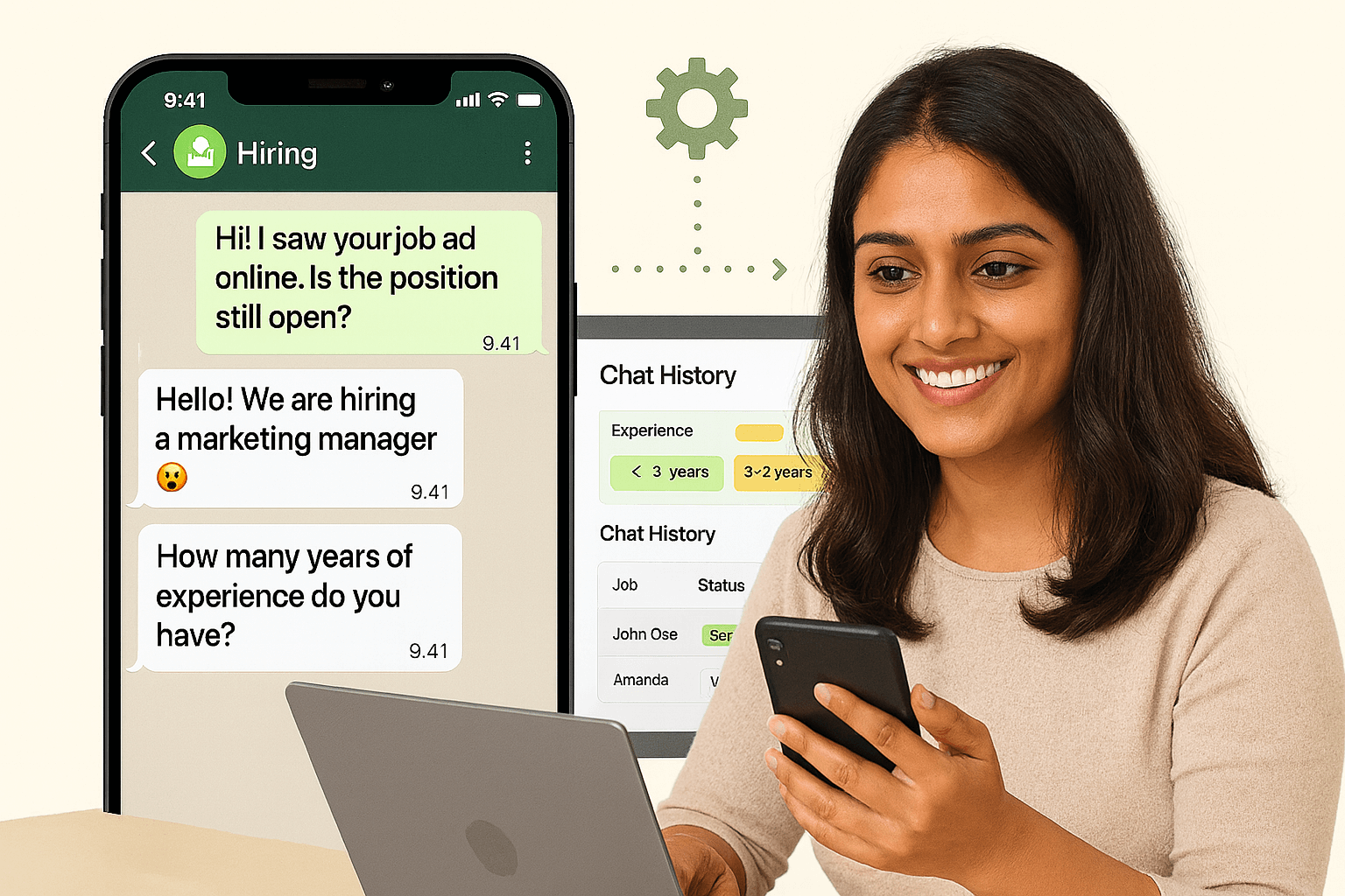 Intelligent WhatsApp Screening