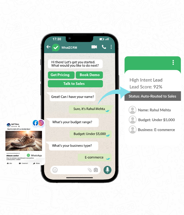 WhatsApp Lead Capture