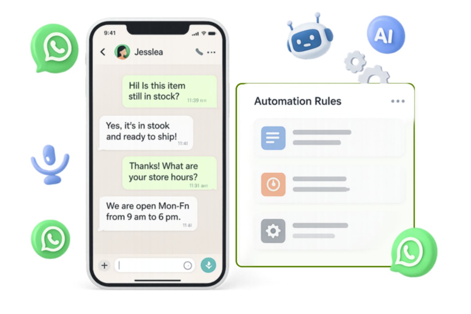 Smart Auto Replies for WhatsApp
