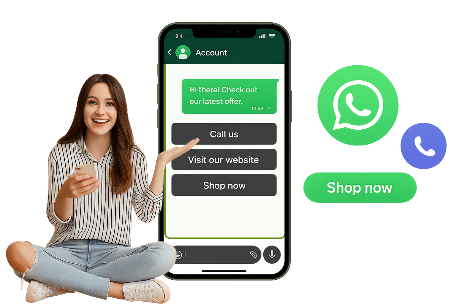 WhatsApp Call-to-Action Buttons