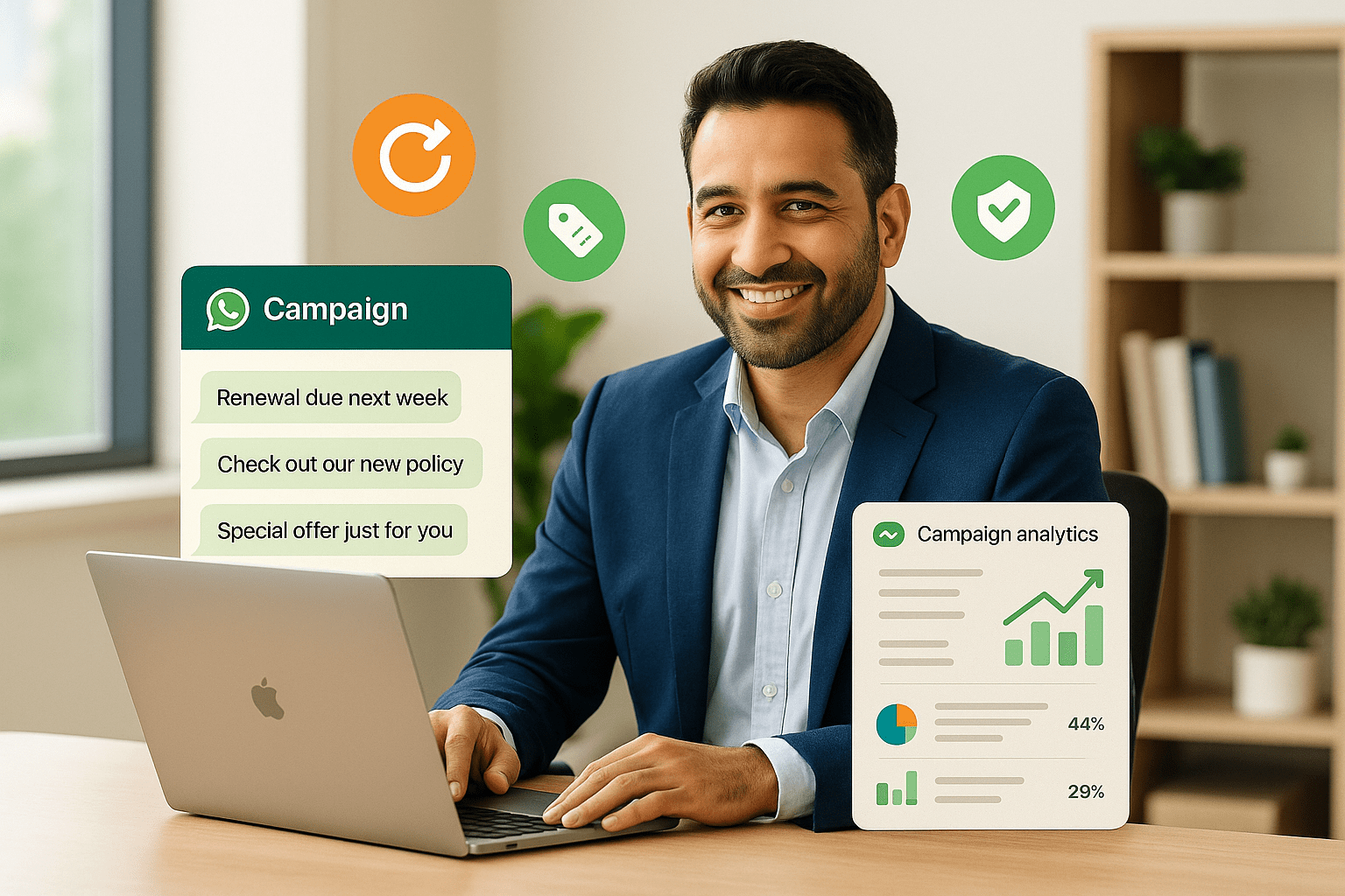 WhatsApp Campaigns for Renewals & Cross-Selling