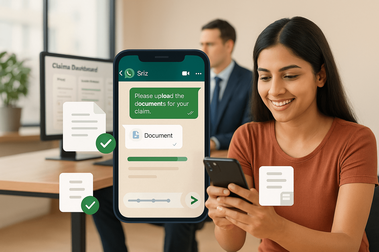 WhatsApp Claims Workflow Automation