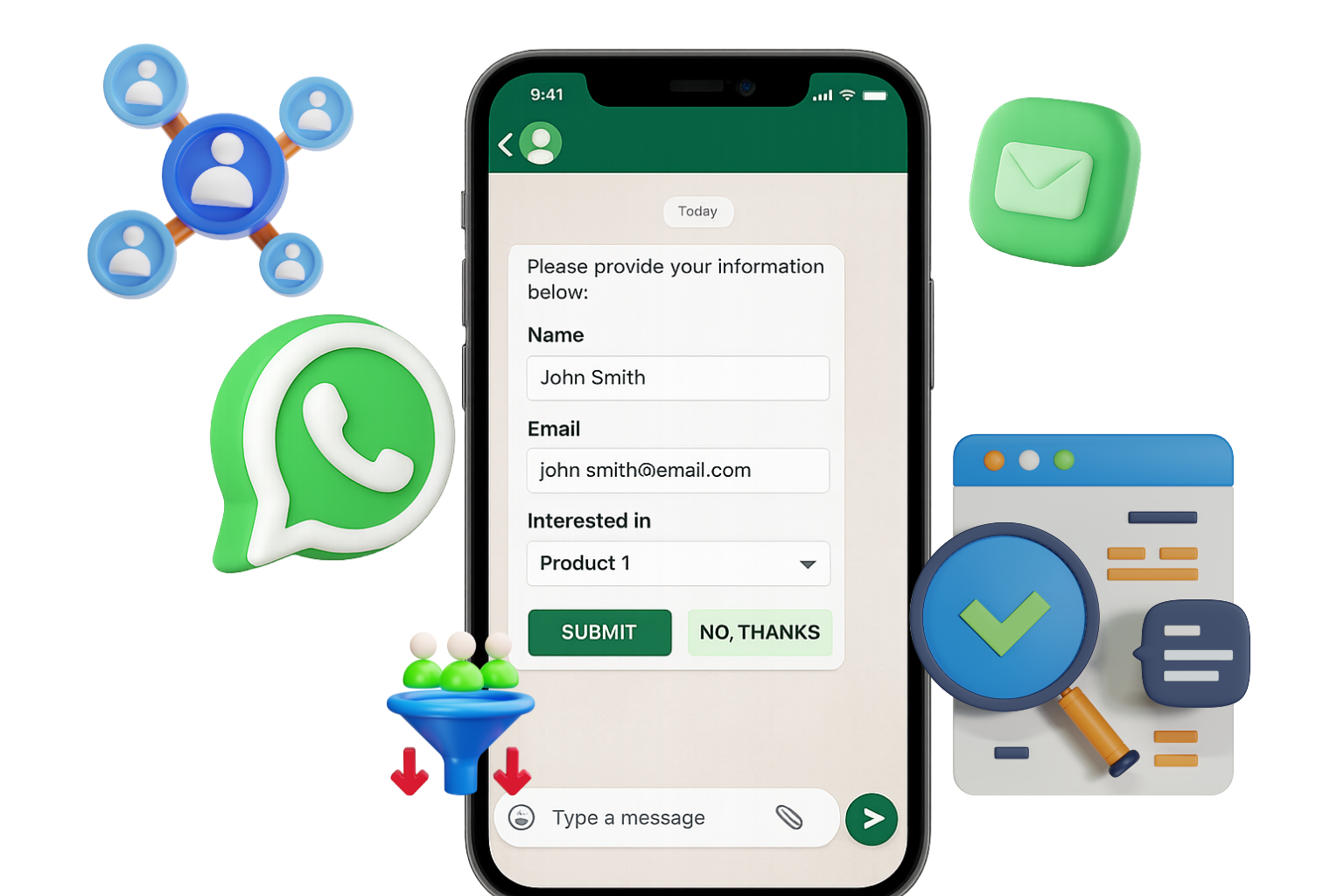 WhatsApp Forms and Lead Capture