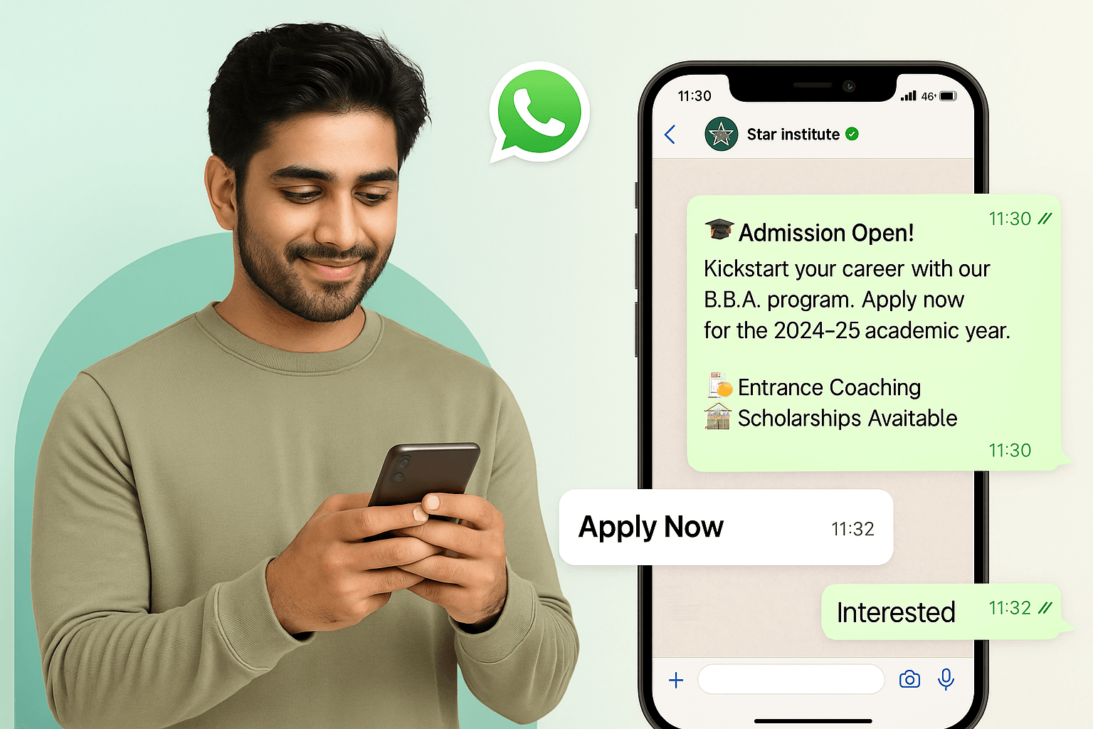 Education WhatsApp CRM